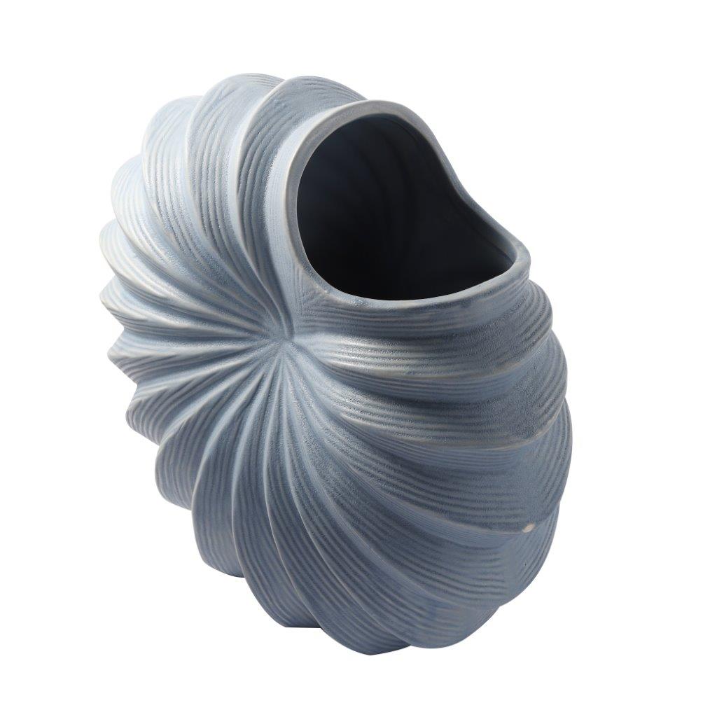 Home Decor Modern Abstract Craft Blue Tabletop Ceramic Vase 30*13.5*28 cm