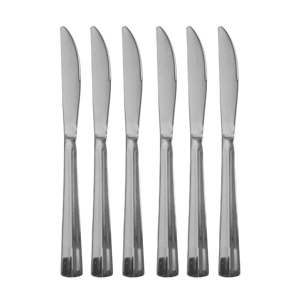 Stainless Steel Table Knife Set of 6 Pcs ** 22.5 cm