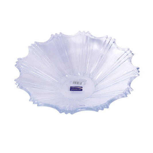 Crystal Cut Glass Fruit and Salad Pasta Serving Bowl 32*9 cm