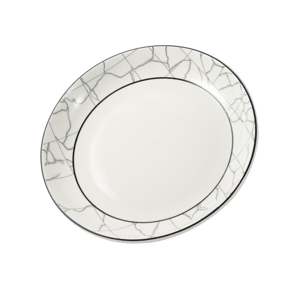 Abstract Print Ceramic Tableware Round Serving Dish Plate 9 cm