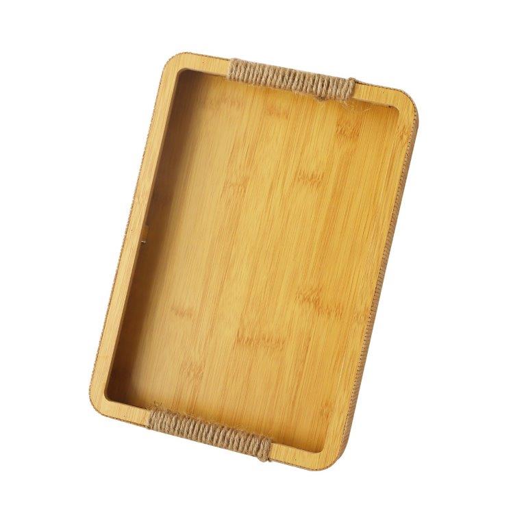 Abstract Deco Food Tray MDF Rectangle Serving Tray Set of 2 Pcs