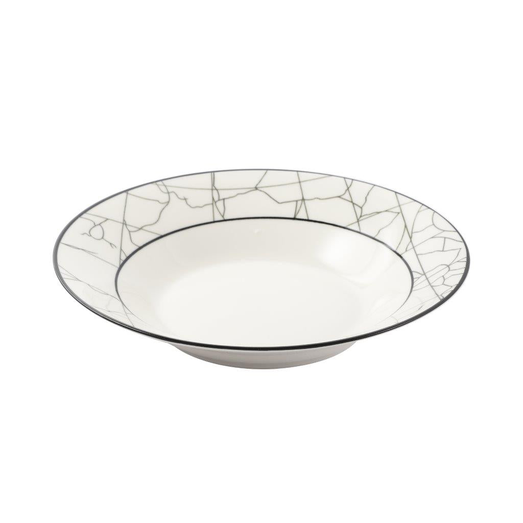 Abstract Print Ceramic Tableware Round Serving Dish Plate 9 cm