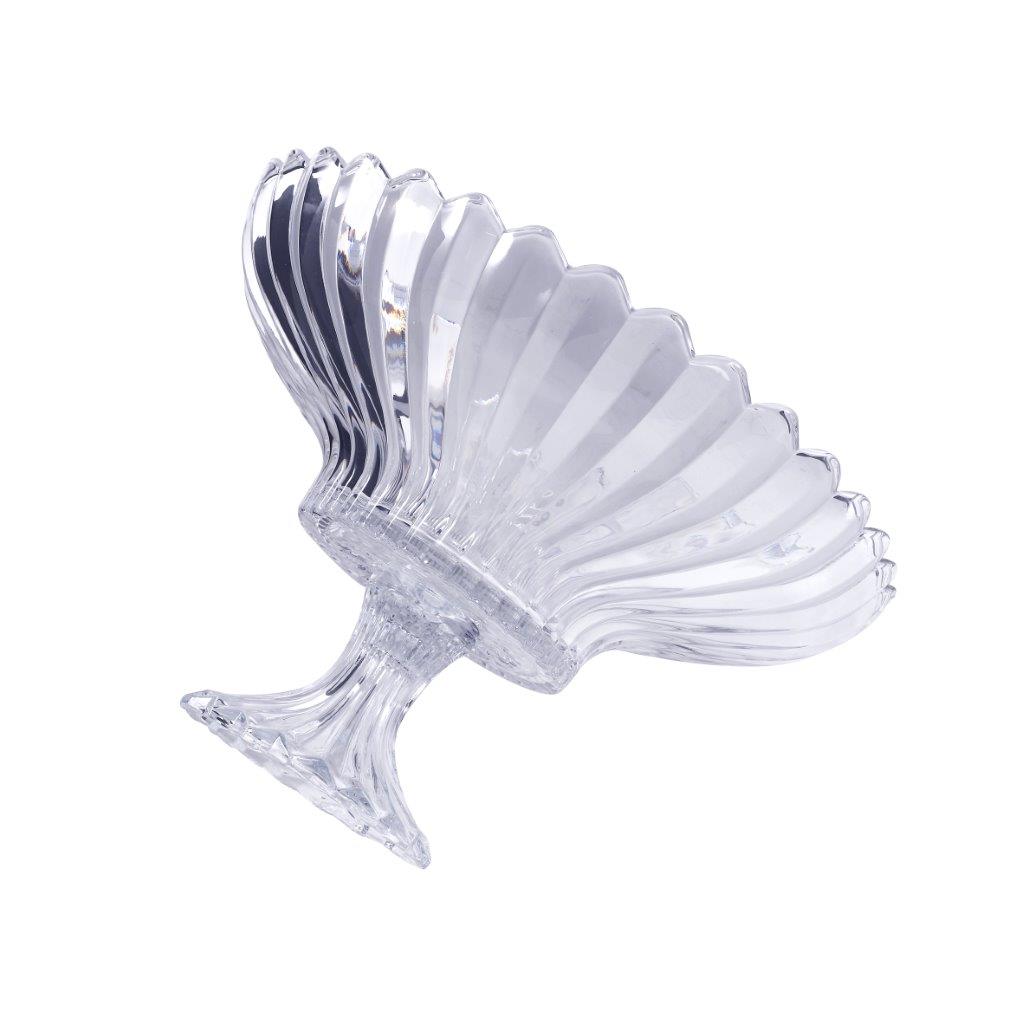 Crystal Glass Round Footed Fruit Bowl 32*19.5 cm