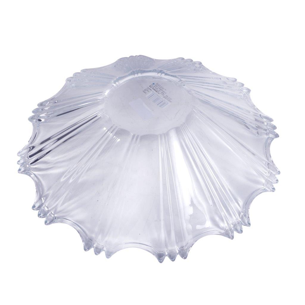Crystal Cut Glass Fruit and Salad Pasta Serving Bowl 32*9 cm