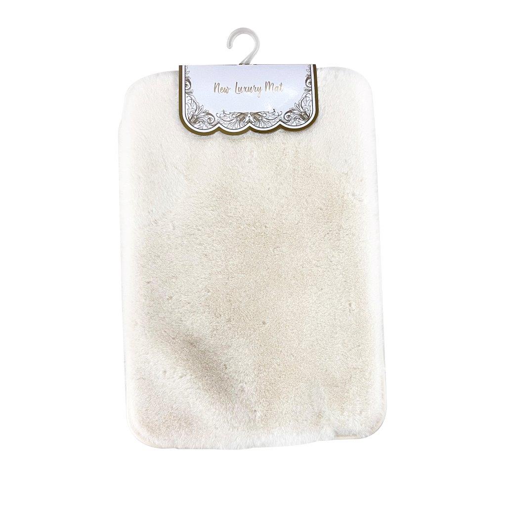 Soft Polyester Abstract Design Non Slip Water Absorbent Rectangular Bathmat 40*60 cm