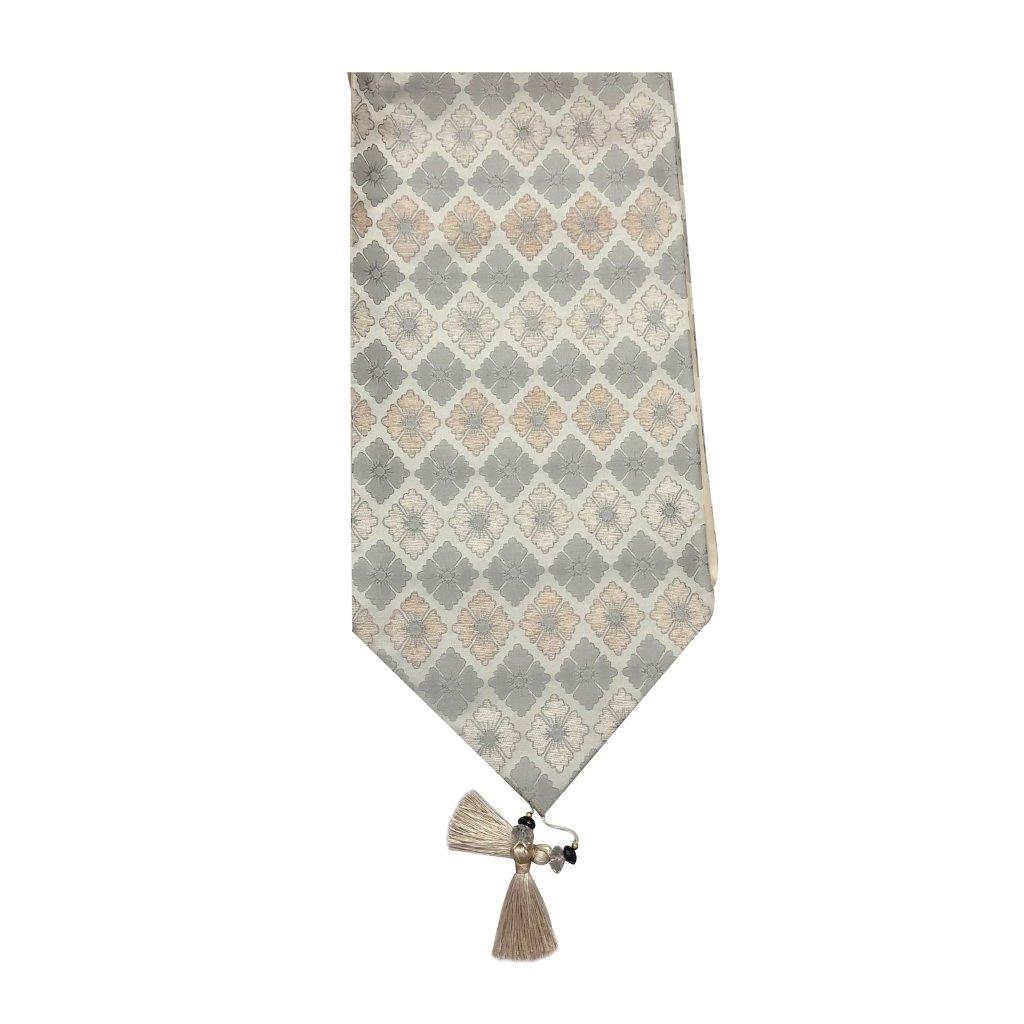 مفرش طاولة للمطبخ وغرفة الطعام، لون بيج تجريدي، 210*30 سم