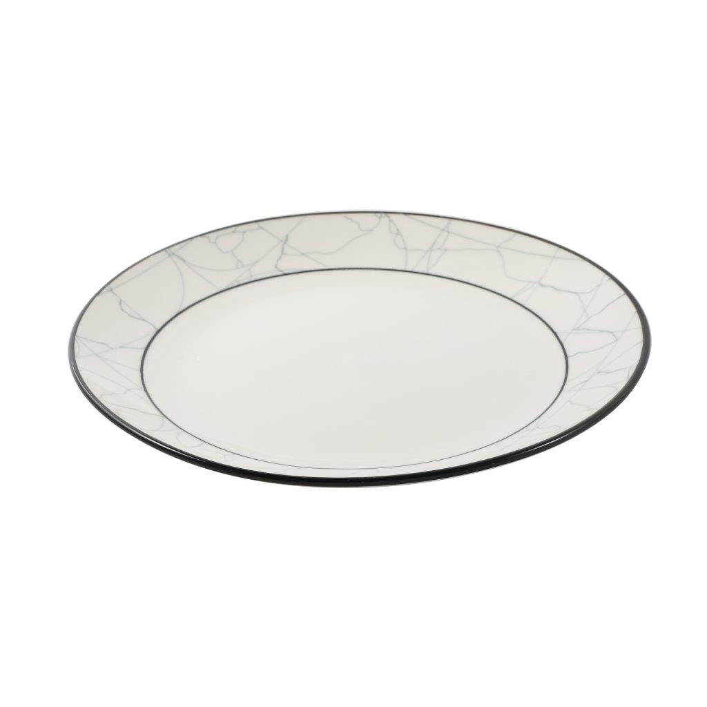 Abstract Print Ceramic Tableware Round Serving Dinner Plate 7.5 cm