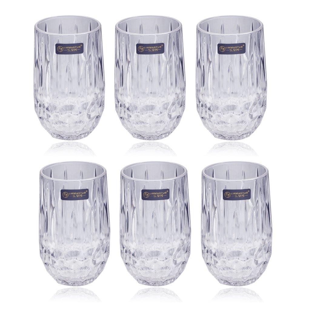 Drinking Highball Glass Tumblers Set of 6 Pcs 350 ml