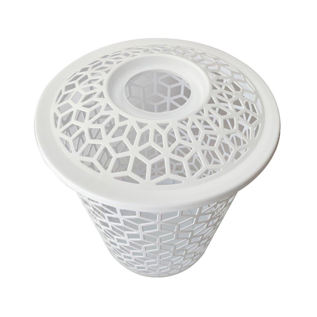 Multipurpose Plastic Laundry Hamper Basket with Lid 40*40*46 cm