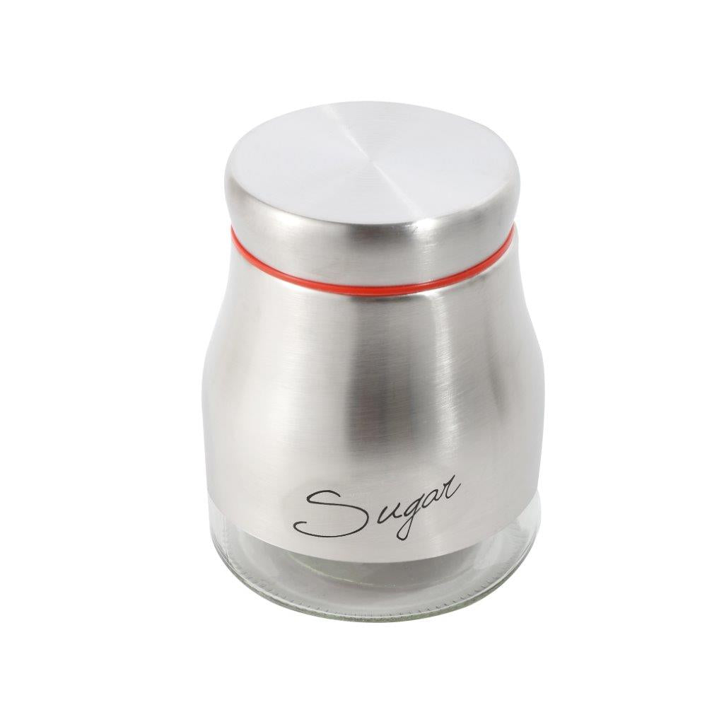 Stainless Steel Canister 3 Pcs Set 14.5 cm