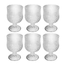 Glass Footed Tumblers Set of 6 Pcs 190 ml