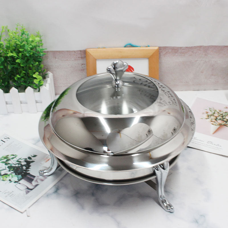 28cm Round Stainless Steel Buffet Warmer
