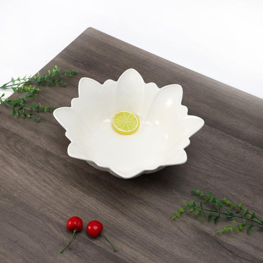 Ceramic Dessert Serving Bowl of 2 10 and 12 Inch