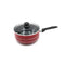 Saucepan Maroon Marble Coating Induction Non Stick 18 cm 3mm