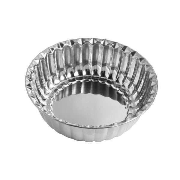 Stainless Steel Decor Serving Bowl Silver 30 cm