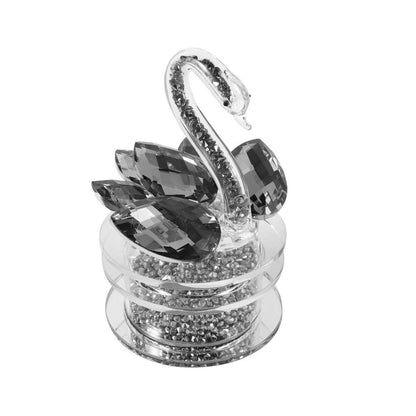 Home Decor Crystal Swan H - 14 cm ; W - 9 cm