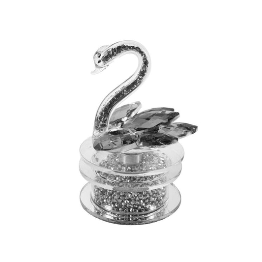 Home Decor Crystal Swan H - 14 cm ; W - 9 cm