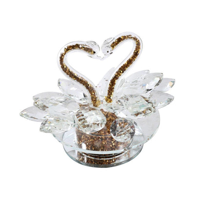 Home Decor Crystal Swan H - 15 cm ; W - 18 cm
