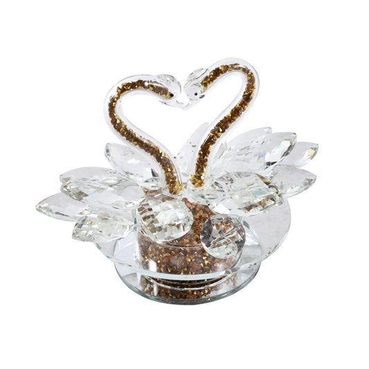 Home Decor Crystal Swan H - 15 cm ; W - 18 cm