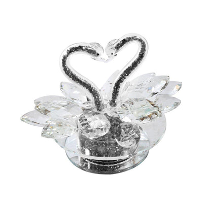 Home Decor Crystal Swan H - 15 cm ; W - 18 cm