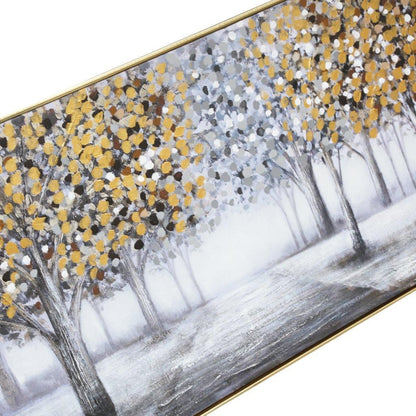 Home Decor Landscape Canvas Wall Art Abstract Nature Oil Painting PVC Frame 70*140*3.5 cm