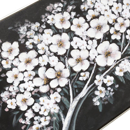 Home Decor Landscape Canvas Wall Art Abstract Floral Blossom Oil Painting PVC Frame 70*140*3.5 cm