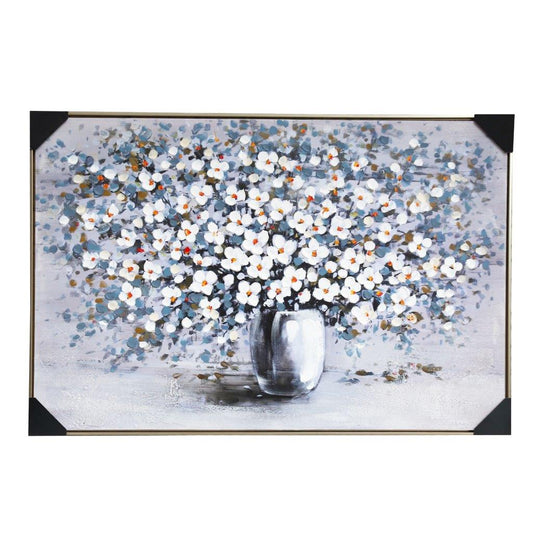Home Decor Landscape Canvas Wall Art Abstract Floral Blossom Oil Painting PVC Frame 80*120*3.5 cm