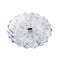 Crystal Glass Serving Dish Round Bowl Plate 34 cm