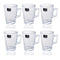 Premium Lead Free Glass Tea Cup Set of 6 pcs 130 ml