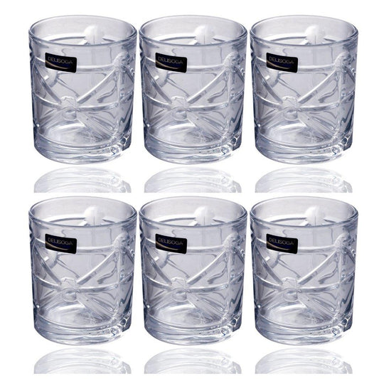Drinking Glass Tumblers Set of 6 Pcs 340 ml
