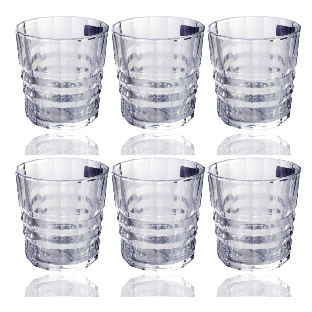 Drinking Glass Tumblers Set of 6 Pcs 370 ml