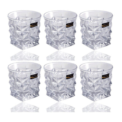 Drinking Glass Tumblers Set of 6 Pcs 270 ml