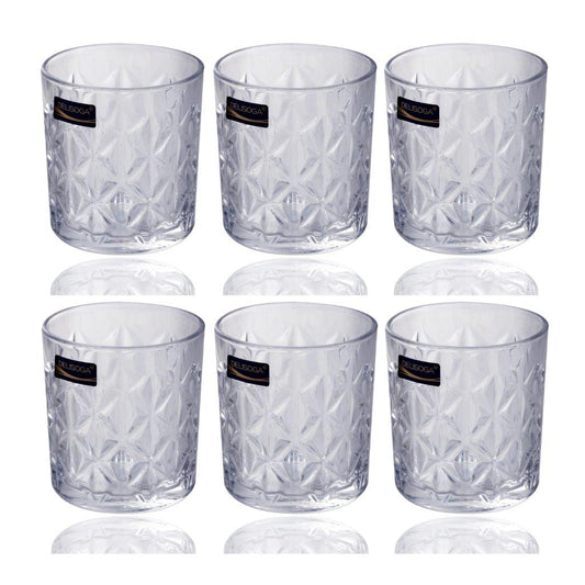 Drinking Glass Tumblers Set of 6 Pcs 340 ml