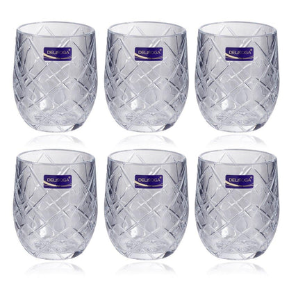 Drinking Glass Tumblers Set of 6 Pcs