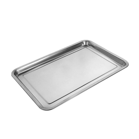Stainless Steel Baking Tray Rectangular Shallow 44*34 cm 2 cm Depth