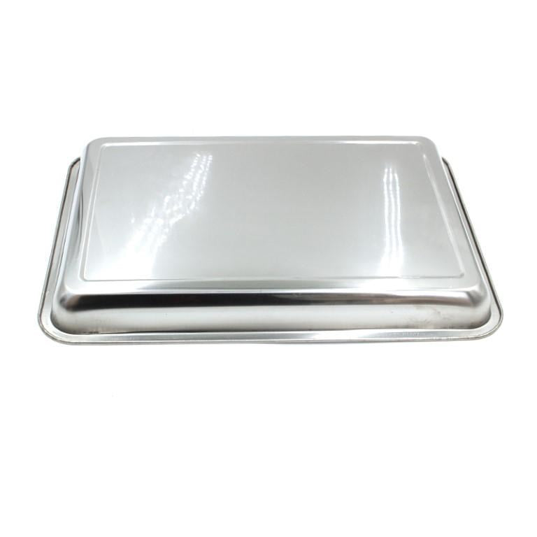 Stainless Steel Baking Tray Rectangular Shallow 44*34 cm 2 cm Depth