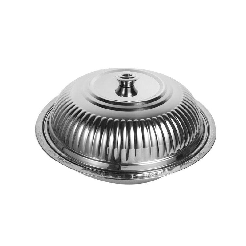 Stainless Steel Biryani Plate with Lid 40*18.5 cm