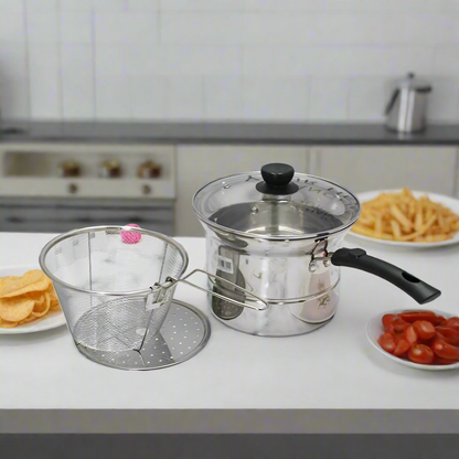 Stainless Steel Chips Fryer Pot 21 cm