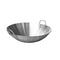 Stainless Steel Deep Wok Pan Round Base For Gas Burner 48 cm