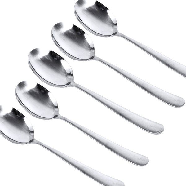 Stainless Steel Dessert Spoon Set of 6 pcs 15.5cm 3.3*4.8 cm