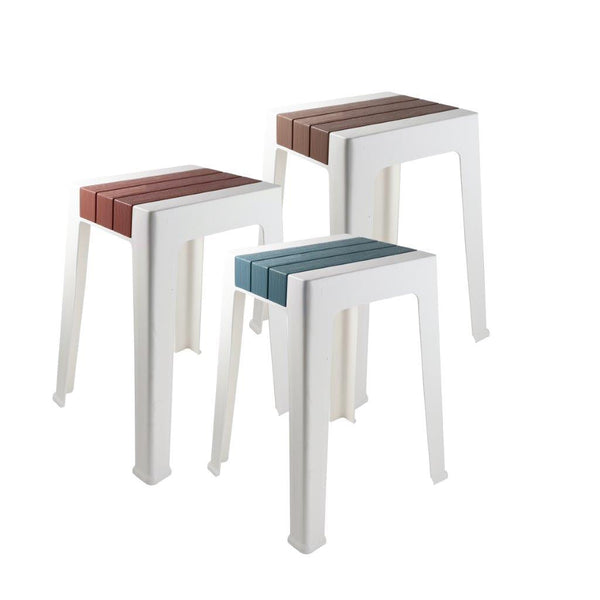 Plastic Chair Stool Home Stackable 37*33*47 cm