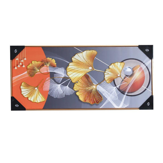 Home Decor Landscape Canvas Wall Art Abstract Floral Oil Painting Picture Frame 42*92 cm