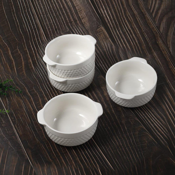 Ceramic Dessert and Nuts Bowl Set of 4 5 inch