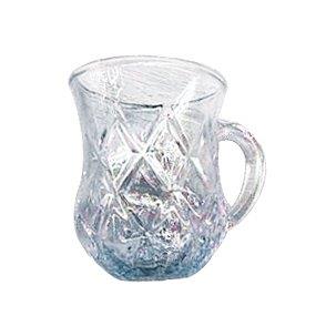 Premium Lead Free Glass Tea Cup Set of 6 Pcs 140 ml