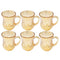 Premium Lead Free Glass Tea Cup Set of 6 Pcs 140 ml