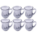 Premium Lead Free Glass Tea Cup Set of 6 Pcs 140 ml