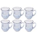 Premium Lead Free Glass Tea Cup Set of 6 Pcs 140 ml