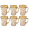 Premium Lead Free Glass Tea Cup Set of 6 Pcs