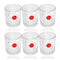 Premium Lead Free Glass Tumblers Set of 6 Pcs 230 ml