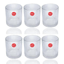 Premium Lead Free Glass Tumblers Set of 6 Pcs 350 ml